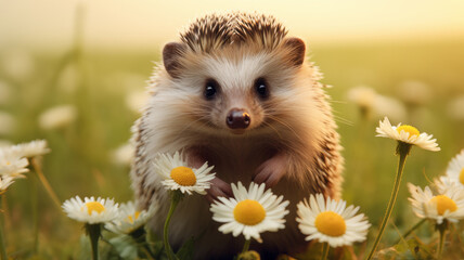 Obraz premium hedgehog in the grass