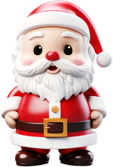 3d character Santa Claus of Merry Christmas. ai generate