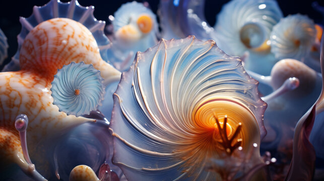 Decorations Of Seashell Or Ocean