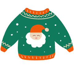 크리스마스 니트 일러스트