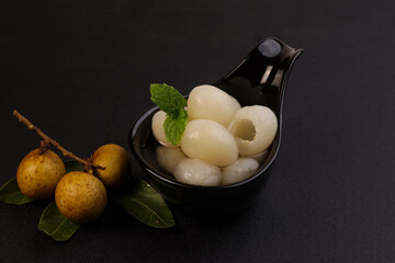 Longan in Syrup with Fresh Longan.