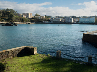 Fototapeta premium EL MAR DESDE EL CASTILLO