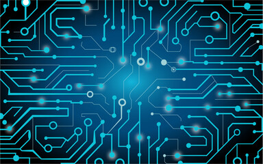 Abstract Circuit board seamless pattern, background for web and print use