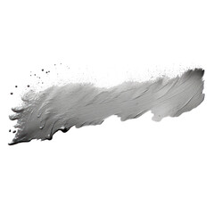 grey,gray smudge smear cream isolated on transparent background,transparency 