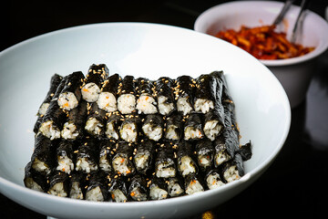 gimbap, rice roll, 김밥, 충무김밥