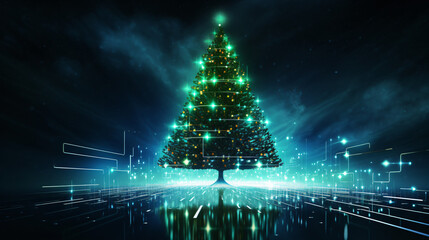 Christmas tree in circuit network