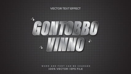 GONTOBBO-VINNO-CHROME-TEXT EFFECT