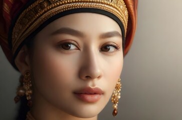 lady with a turban