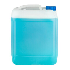 plastic canister with liquid