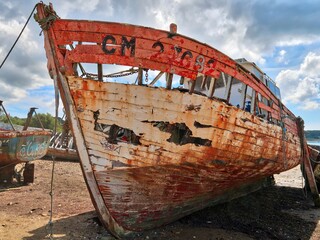 Cimetière de Bateaux de Rostellec - Crozon