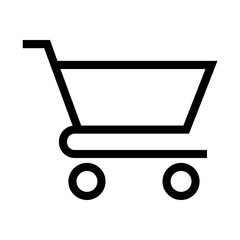 shopping cart icon - obrazy, fototapety, plakaty