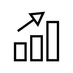 graph icon vector illustration