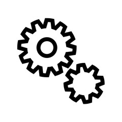 set of gears icon vector illustration