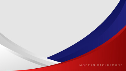 Modern abstract background in colorful blue, red and white colors suitable for banners, posters and others