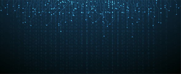 Abstract data background. Futuristic technology style. Elegant digital  background for business cyber presentations.