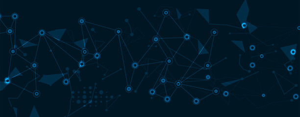 Abstract data background. Futuristic technology style. Elegant digital  background for business cyber presentations.