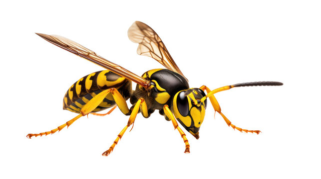 Wasp isolated on transparent background,transparency 