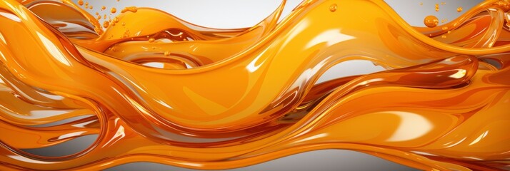 Liquid Gel Smear Isolated On White , Banner Image For Website, Background, Desktop Wallpaper
