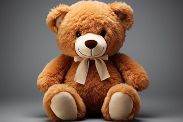 Obraz premium teddy bear isolated on white background. AI Generated