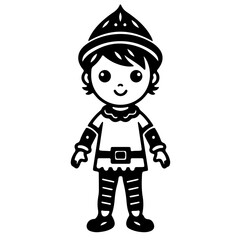 Christmas elf SVG File.