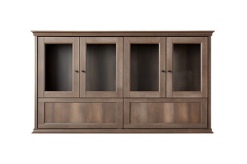 Wall Unit Isolated on Transparent Background. Ai
