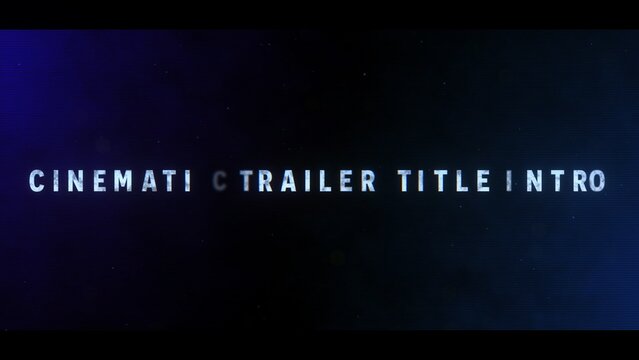 Digital Distortion Effect Intro Title (Cinematic)