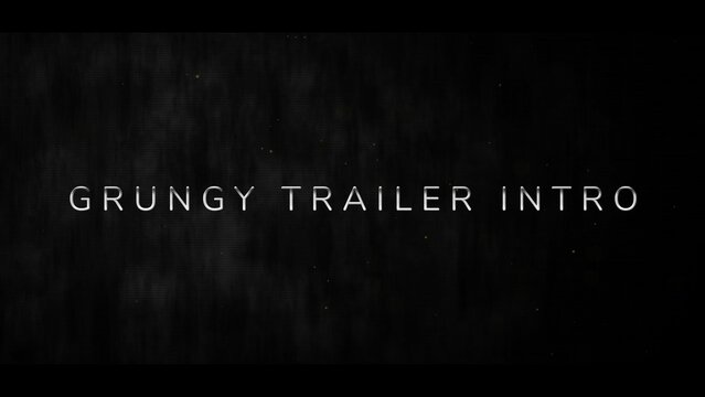 Metalic Grungy Text Title Intro (Cinematic)