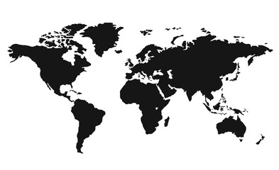 Fototapeta premium World map Illustration 