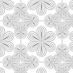 Fototapeta na wymiar Abstract floral pattern background, luxury pattern, stylish vector illustration