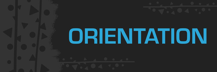 Orientation Black Grey Triangle Circles Element Text 