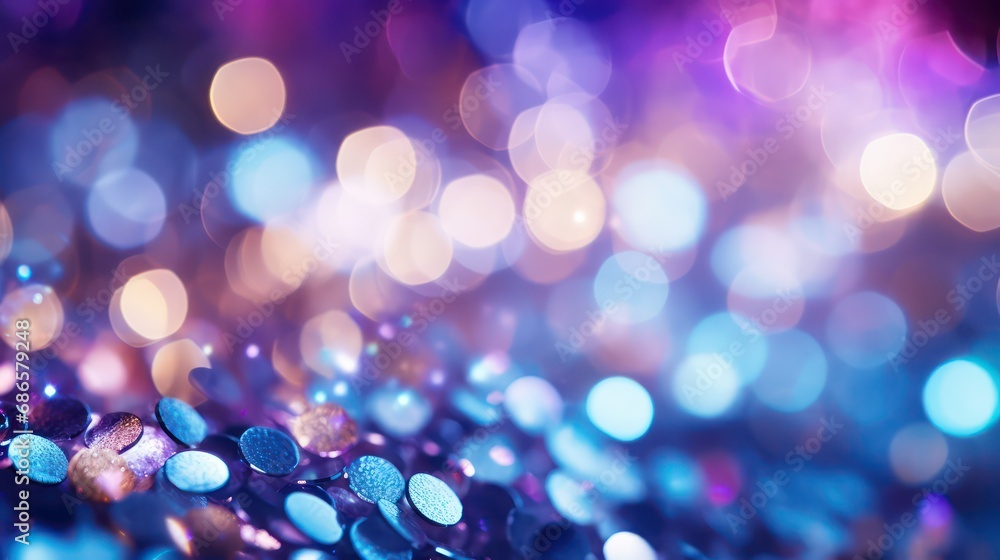 Poster abstract bokeh background