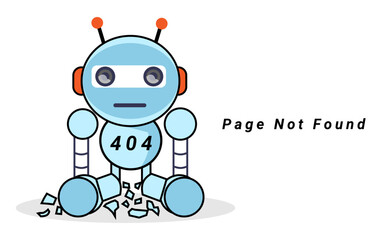 error 404 page not found page vector illustration
