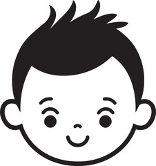 Dainty Daydreams Small Child Black Vector Logo Whimsical Whispers Black Vector Logo for Little Ones