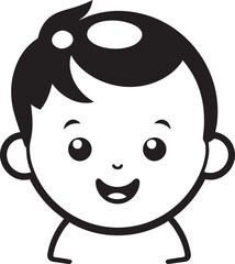 Sweet Melodies Black Vector Icon for Little Tunes Dainty Dreams Small Child Black Logo Design