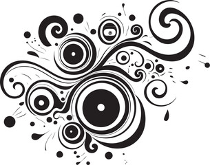 Curvature Chronicles Modern Abstract Vector Art Sculpted Elegance Curly Vector Design Icons