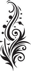 Fototapeta premium Curvilinear Symphony Abstracts in Contemporary Vector Design Sculpted Whirls Modern Curly Designs in Vector Art