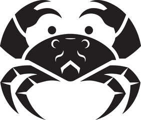 Pincer Protector Crab Vector Icon Beachside Champion Vector Crab