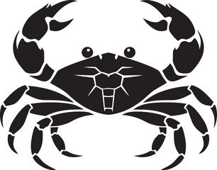 Crab Crest Crab Icon Vector Pincer Protectorate Vector Crab Design