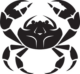 Pincer Prestige Crab Vector Design Wave Warrior Vector Crab Icon