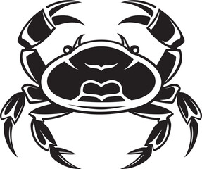 Tidal Triumph Crab Vector Design Seashore Sentinel Vector Crab Icon