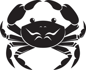 Coral Crest Crab Vector Emblem Wave Warrior Vector Crab Symbol