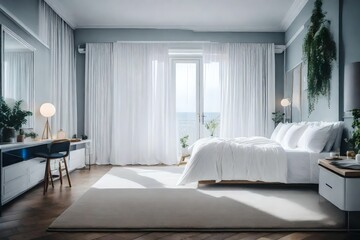 Develop a narrative around the crispness and cleanliness associated with a perfectly folded white duvet