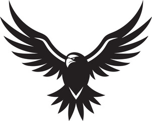 Graceful Hunter Emblem Vector Eagle Eagle Eye Sovereignty Black Eagle Icon