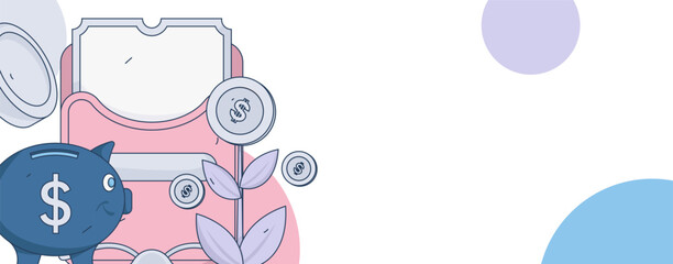 Festive Shopping E-Commerce Online Shopping People Flat Vector Concept Operation Hand Drawn Illustration
