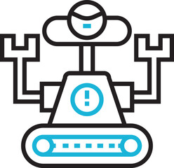 Robot Character Icon
