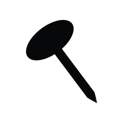 nail hammer logo icon