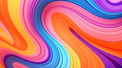 Colored vortices on a psychedelic background