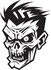 Undead Buddy Zombie Mascot Zombie Comrade Mascot Vector