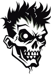 Macabre Mascot Zombie Vector Artwork Zombie Buddy Mascot Vector Icon