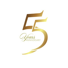 55th anniversary logo.